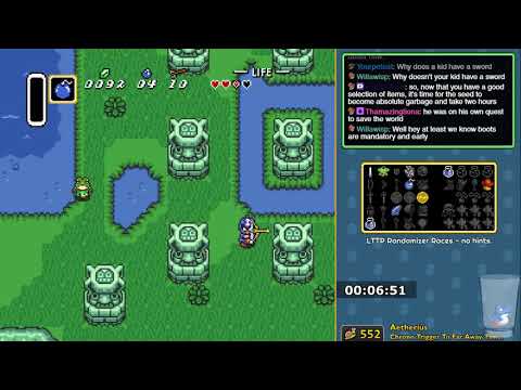 LTTP Randomizer races on SRL