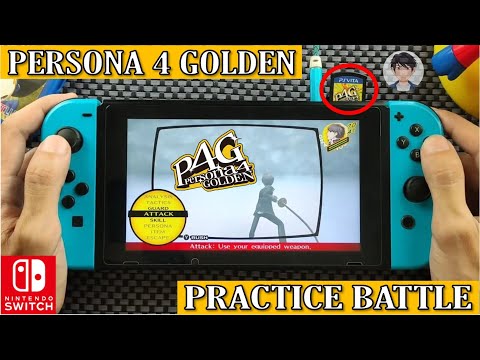 Persona 4 Golden on Nintendo Switch - Practice Battle