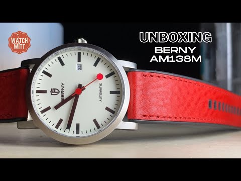 BERNY Railway Watch | Unboxing New Full Lume Dial AM138M (Giveaway completed)