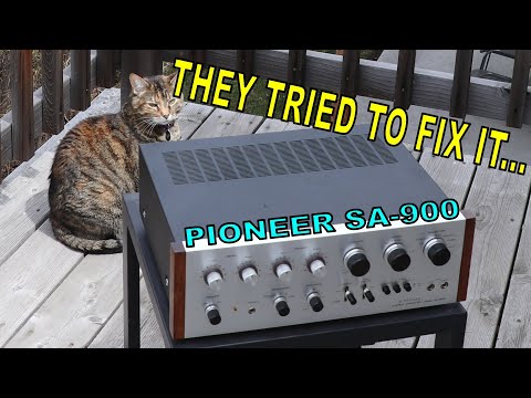 Owner tried fixing and gave up! Can I get it working again? Pioneer SA-900 Integrated Amp Repair