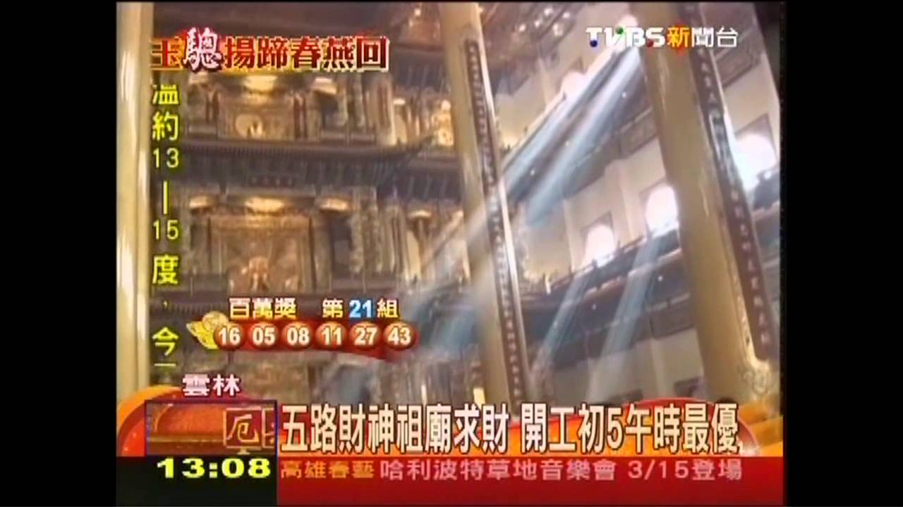 五路財神祖廟求財　開工初5午時最優