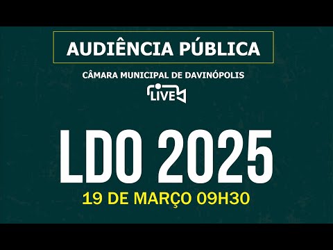 LDO 2025 - DAVINÓPOLIS GOIÁS