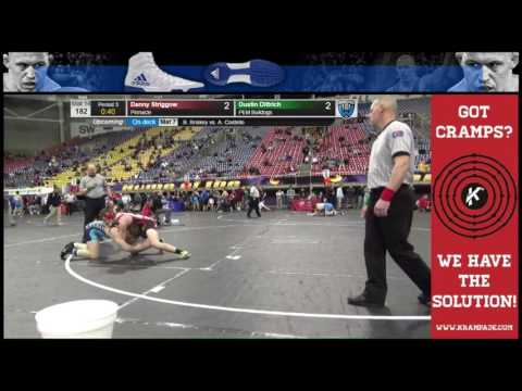 3716 Cadet 182 Mat 14 Dustin Dittrich PEM Bulldogs vs Danny Striggow Pinnacle grlznais 6486315104