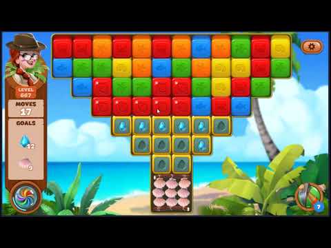 Lost Island Blast Adventure Level 667 - NO BOOSTERS 🏝️ | SKILLGAMING ✔️