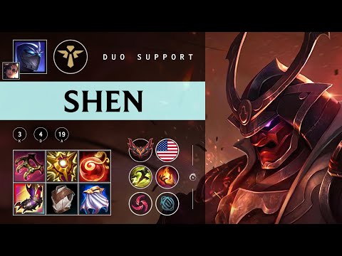 Shen Support vs Alistar - NA Grandmaster Patch 25.24