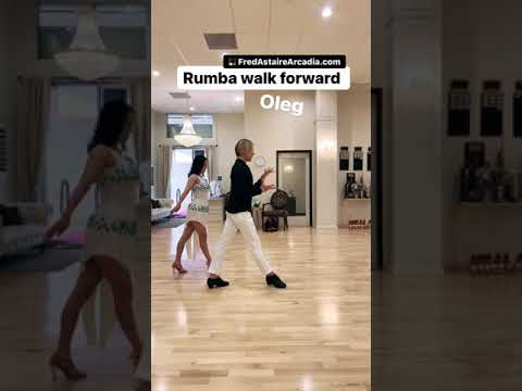 Rumba Walk Forward - Slow - Technique Secrets by Oleg Astakhov - ballroom dance lessons Los Angeles