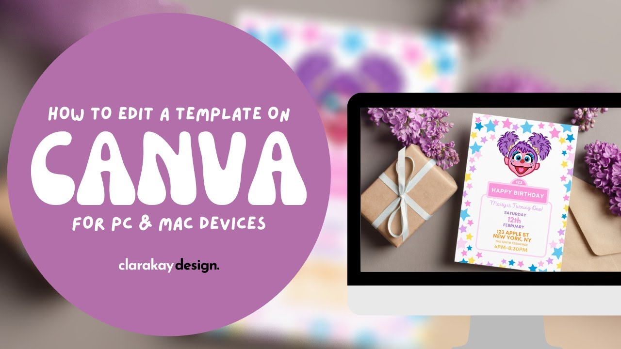 How to Edit Templates on Canva - Easy Tutorial for Mac and PC