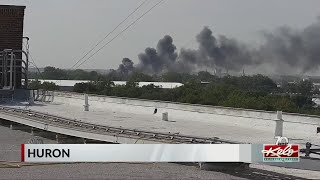 1 firefighter killed from Huron building fire