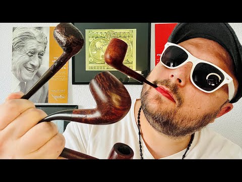 86 years old Parker pipes. 1954 Hardcastle’s. A piece of Dunhill history ⭕️🌞