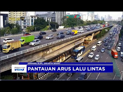 NTMC POLRI - PANTAUAN ARUS LALU LINTAS SORE 09/07/2025