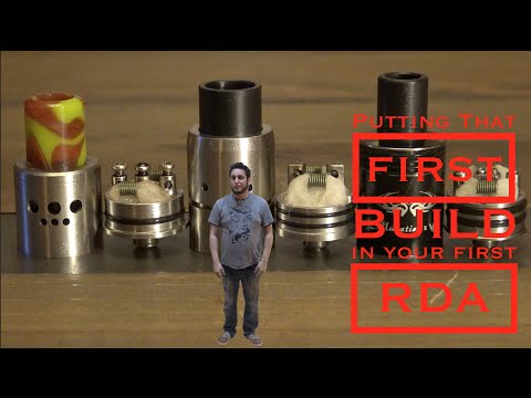 Part of a video titled How to Build Your First Coil in Your First RDA - YouTube