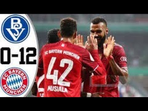 Bayern Munich 12-0 Bremer SV Résumé & buts HD 2022