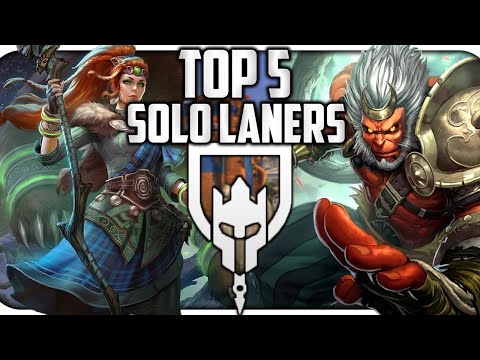 SMITES TOP 5 SOLO LANES! #1 FINALLY GETTING RESPECT!