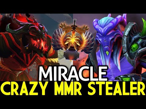 MIRACLE Bloodseeker & Faceless Void Crazy MMR Stealer 7.24 Dota 2