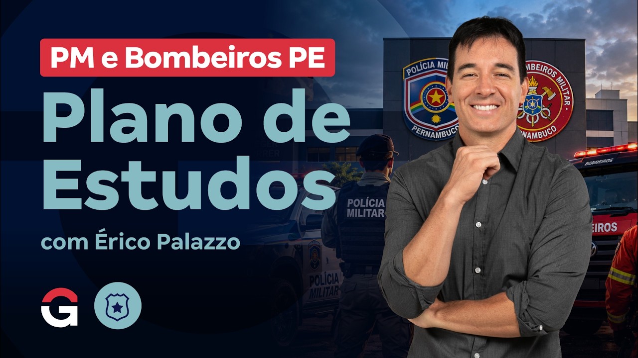 Como Passar na PM PE e CBMPE: Plano de Estudos Completo com Érico Palazzo
