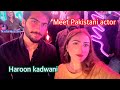 Meet Pakistani Actor || Haroon Kadwani || Nadia Hussain || boba tea 🧋