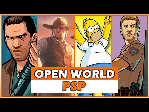TOP 25 BEST OPEN WORLD GAMES ON PSP || BEST PSP GAMES