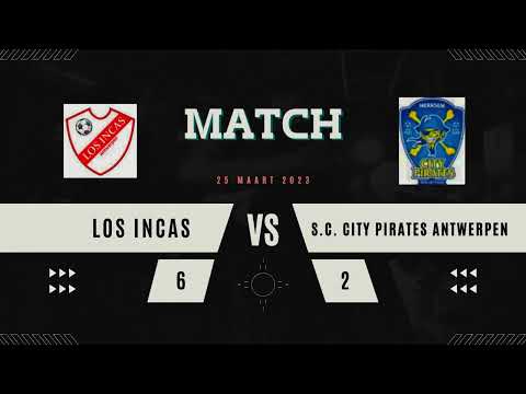 Highlights Los incas vs S.C. CITY PIRATES ANTWERPEN || 6-2 || 4 PROVINCIAAL ANTW B