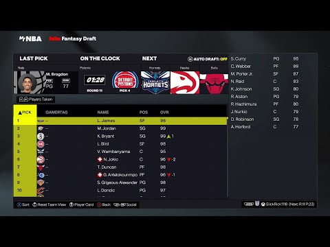 The Sapingos NBA 2K26 Fantasy Draft!! #fantasydraft #gaming #nba2k26 #2kcommunity