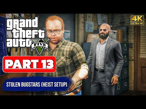 Grand Theft Auto V — Bugstars Equipment Mission Full Gameplay Part 13 4K 60FPS No Commentary