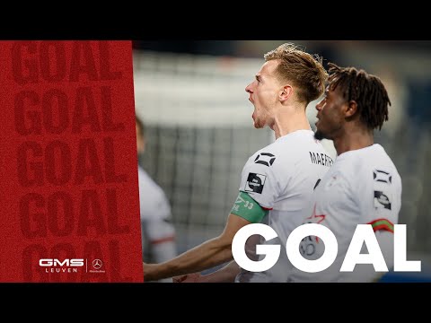 GOAL!  Mathieu Maertens maakt de 1 - 0 tegen RFC Seraing