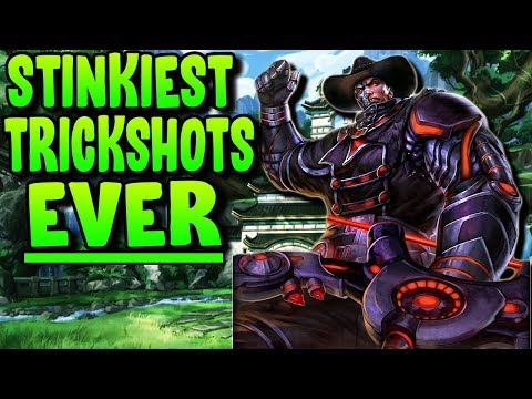THE STINKIEST TRICK SHOTS YOU'VE EVER SEEN IN DUEL! - Masters Ranked Duel - SMITE