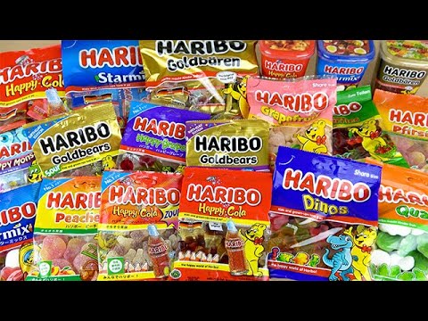 Ich habe alle Arten von HARIBO gekauft, also habe ich es geöffnet ♪ Cola, Sauer, Kirsche usw.