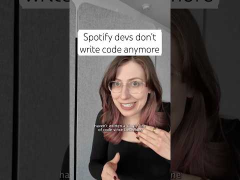 Video Thumbnail: Spotify devs don't write code anymore