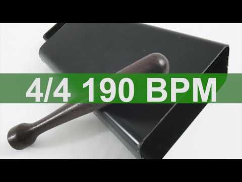 🔴 190 BPM Campana y Clave Metronome
