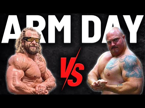 World's Strongest Man VS Jujimufu | INSANE ARM WORKOUT