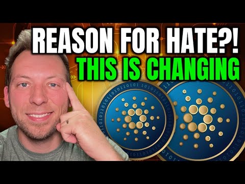 CARDANO ADA - THE BIGGEST REASON PEOPLE HATE CARDANO!!! IT'S CHANGING!
