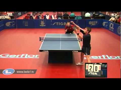 Simon Gauzy vs Filip Cipin[European Youth Team Championships 2011]