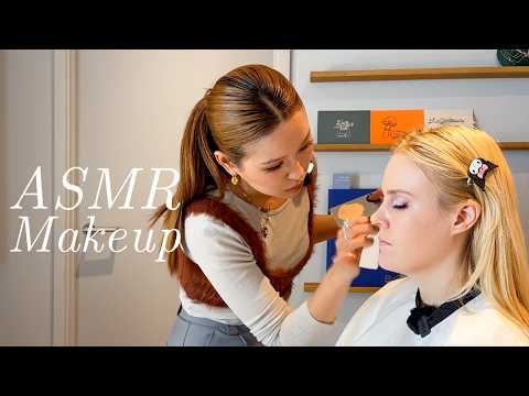 ASMR Korean Spring Makeup Look with ACTUAL KPOP Makeup Artist (Unintentional ASMR)