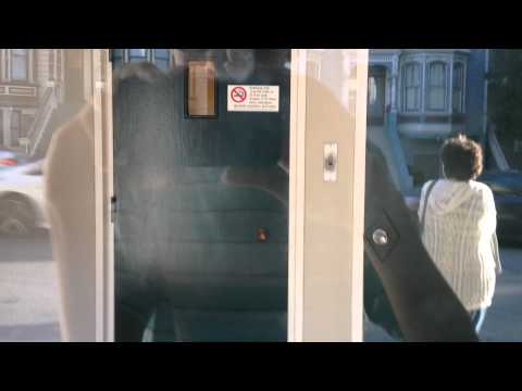 Locked Vintage Unknown Hydraulic?/Traction? Elevator at 1865 Bush St. Apartments, San Francisco, CA