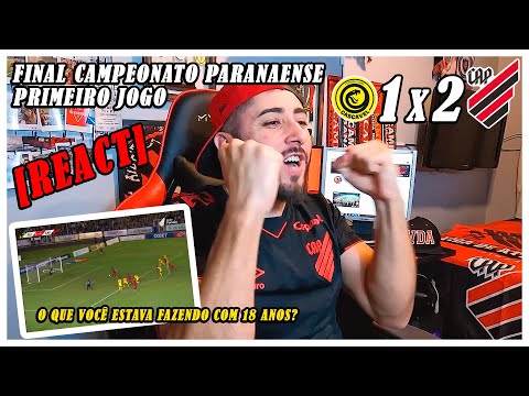 [REACT] FINAL DO CAMPEONATO PARANAENSE! (1º JOGO) | CASCAVEL 1 X 2 ATHLETICO - 2023