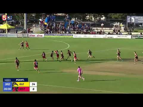 Rd 6 Hostplus SANFL Snapshot - West's Kobe Ryan goals from centre clearance