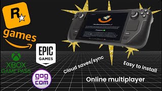 The BEST way to play Epic Games, GOG, and so much more on the Steam Deck - NonSteamLauchers