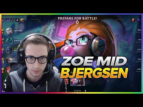 618. Bjergsen Zoe vs Leblanc Mid - Patch 8.8 Season 8 - BJERGSEN STREAM