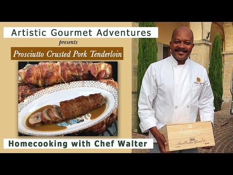 Prosciutto Crusted, Stuffed Pork Tenderloin Recipe