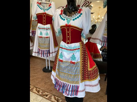 Сценический костюм Mazurka F 0259 - video 3