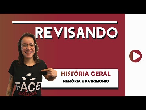 #001 - Memória e Patrimônio - História Geral - Prof. Bárbara