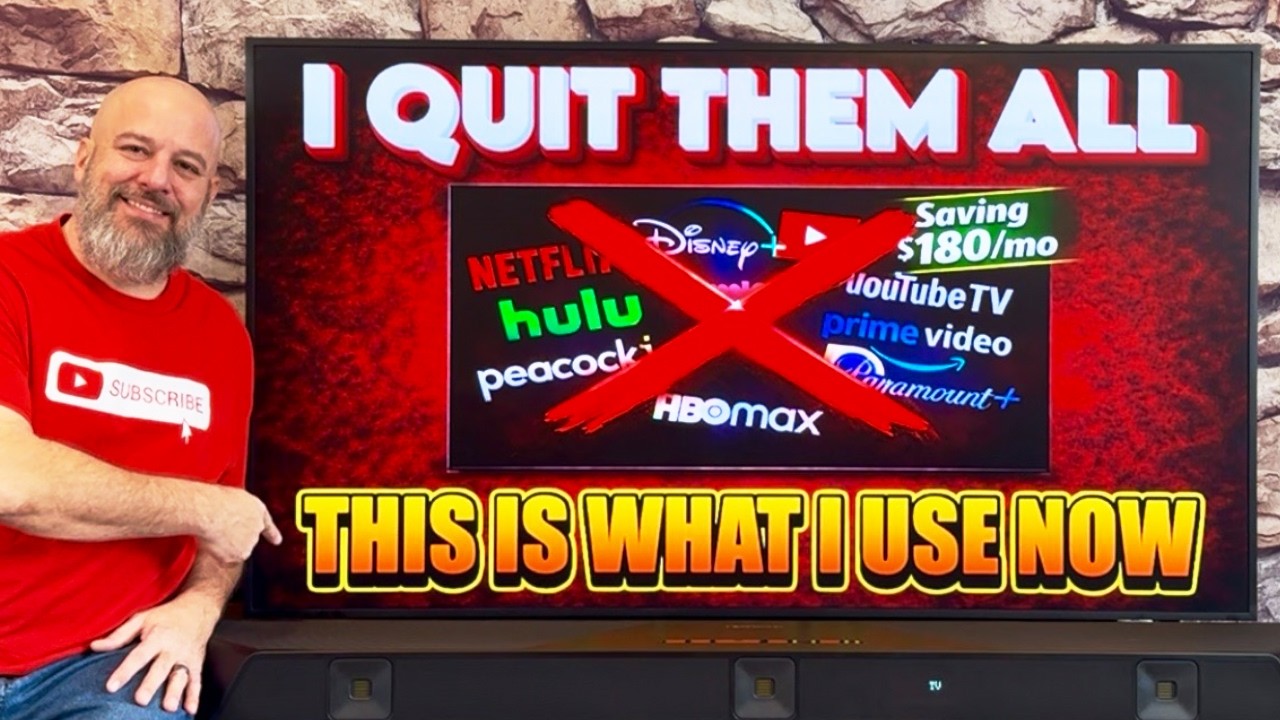I Quit ALL Streaming Services... Here's What I Use Now