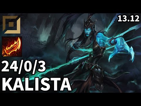 Kalista ADC vs Draven - EUW Challenger | Patch 13.12