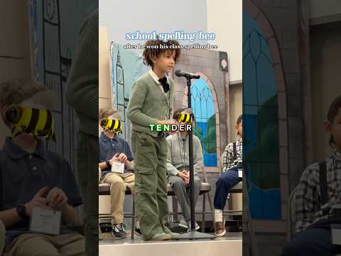 we are SO PROUD!! 🥹 #spellingbee #wholesome #shorts