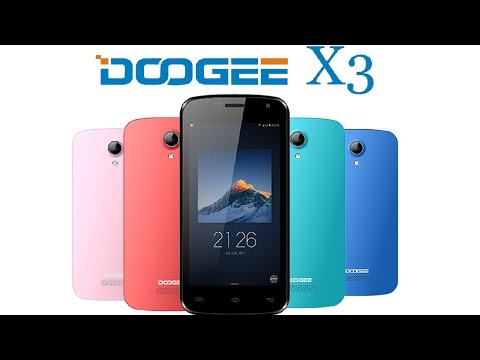 Обзор Doogee X3 (3G, 1/8Gb, pink)