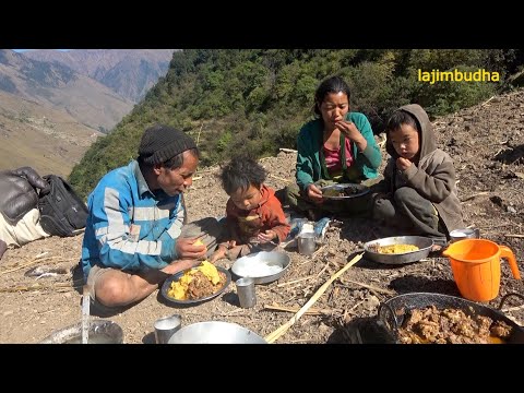 organic food cooking in countryside || Nepal🇳🇵|| lajimbudha ||