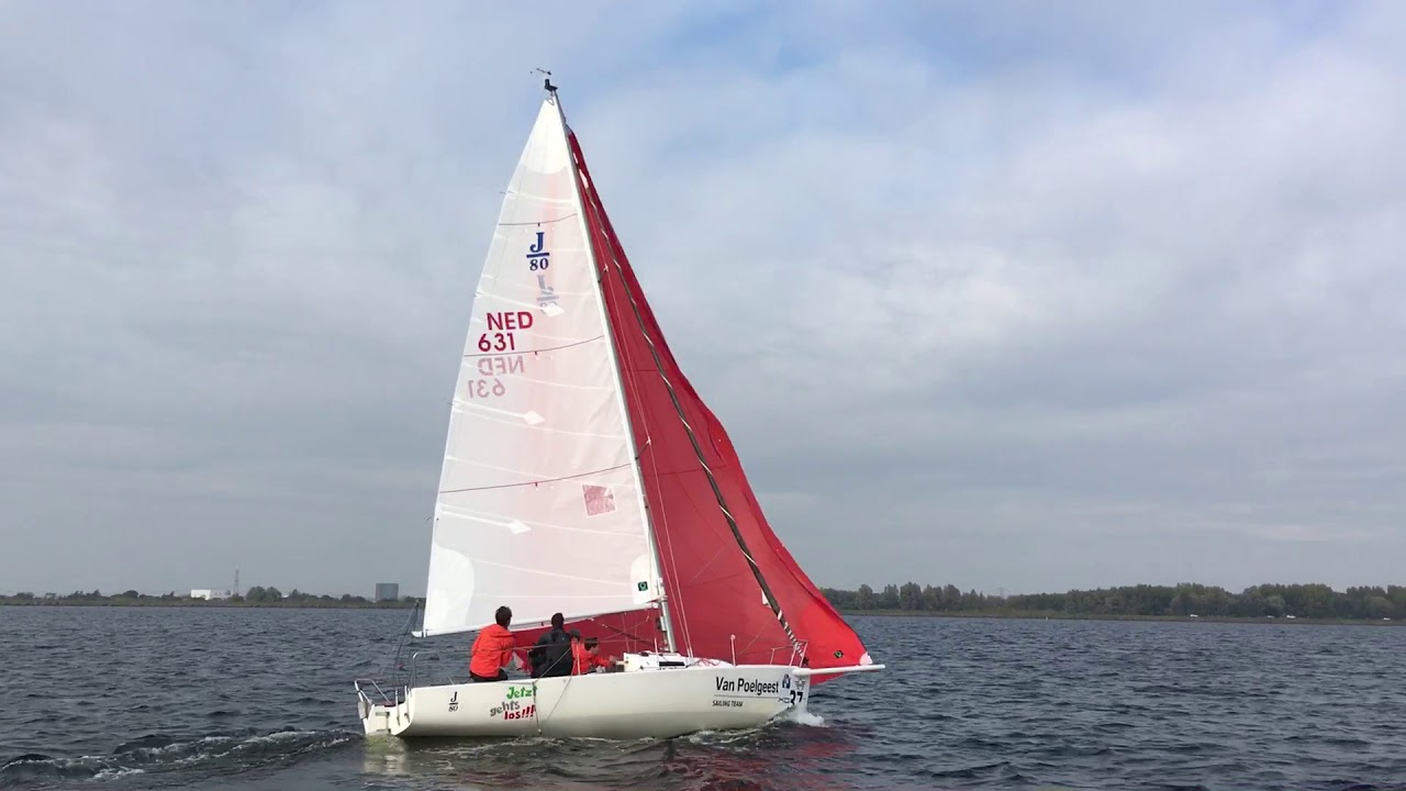 Quantum Sails J80 training 21-10-2018 gybe