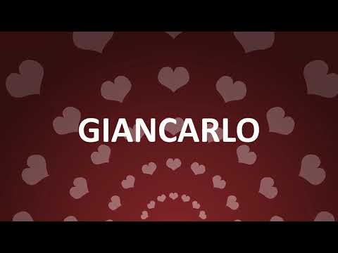 HAPPY BIRTHDAY GIANCARLO