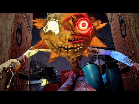 Sun and Moon Becomes Eclipse BOSS FIGHT - FNAF Security Breach RUIN DLC (4K 60FPS)