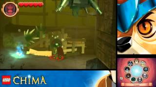 LEGO Legends of Chima: Laval's Journey - Level 9 Croc Fort 100% (Character Tokens, Treasures)